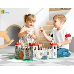 Ігровий набір Viga Toys Іграшковий замок дерев'яний (50310) - мініатюра 5