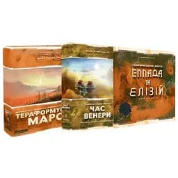 Настільна гра Kilogames Тераформування Марса з доповненнями Час Венери + Еллада та Елізій (укр.) (42215+2)