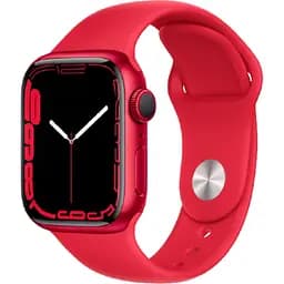 Смарт-годинник Apple Watch Series 7 GPS 41mm Red Aluminum Case with Red Sport Band (MKN23) [60278]