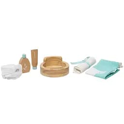 Ігровий дерев'яний набір по догляду за лялькою Miniland Wooden Care Set (94061)