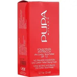 Тональна основа Pupa No Transfer Foundation відтінок 03 (Medium Beige) 30 мл (51703) - мініатюра 3
