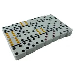 Доміно Double Six Color Dot Dominoes 19х11х2.1 см - мініатюра 3