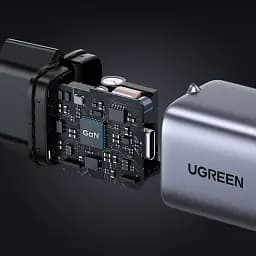 Зарядний пристрій Ugreen CD319 Nexode Mini 1 x USB 30 Вт Gan Type-C PD сірий (90666) - мініатюра 6