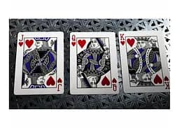 Карти гральні United States Playing Card Company Bicycle Foil Back Cobalt (blue) (02441) - мініатюра 3