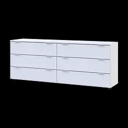 Комод Doros Рон 9 Белый 6 Ящик 160х38х62 (41516175)