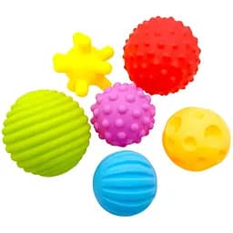 Набор тактильных мячиков Bibi Toys сенсорные 6 шт. (760950BT)