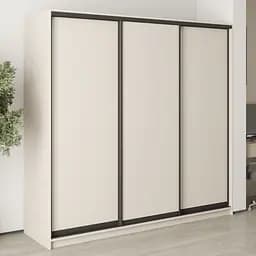 Шкаф-купе трехдверный MebelStar Стандарт BG 3ДСП 220x60x210 см Кашемир (MBS-8266)