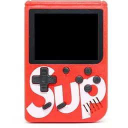 Игровая ретро приставка XPRO 400GAME портативная по мотивам приставок dendy SEGA 8bit SUP Game Box 400 игр в комплекте красная