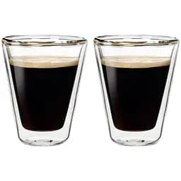 Набір чашок Luigi Bormiolli Caffeino із подвійним дном 85 мл 2 шт. (10352/01/01)
