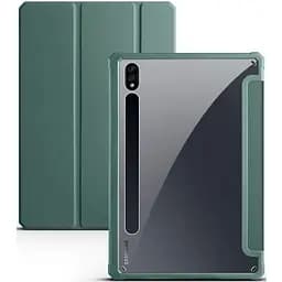 Чохол TPUCristal SlimTPU Spen holder Samsung Galaxy Tab S9/S9 Fe DarkGreeb - мініатюра 2