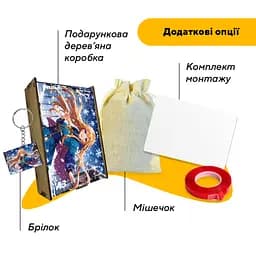 Пазл деревяний Аніме Зимова Круговерть, А5, Картонна коробка 35 елементів - мініатюра 5