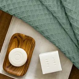 Рушники вафельні Cosas Greek Waffle Meditative CS1 2 шт., 75x95 см/75x130 см, м'ятні - мініатюра 4