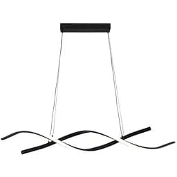 Світильник стельовий Miorro LED Monti з пультом ДУ та APP 52W 1000х150 мм чорний (51-313-020)