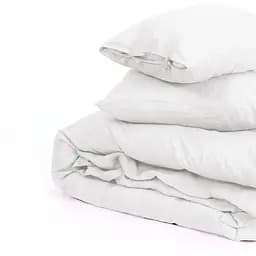 Простирадло на резинці MirSon Linen Winter flower Льон 70х130 см біле (2200008249625) - мініатюра 5
