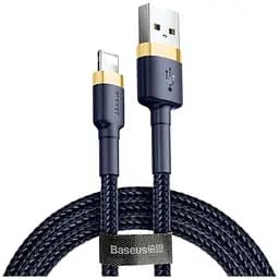 Кабель Baseus Cafule cable Lightning 1m 2.4A Gold Blue