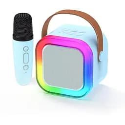 Караоке-машина для дітей та дорослих з 1 бездротовим мікрофоном, портативний Bluetooth-динамік з ефектами