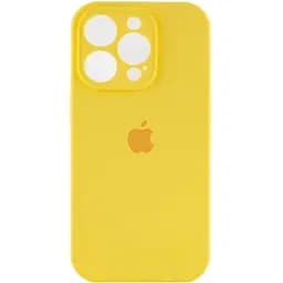 Чохол Epik Silicone Case Full Camera Protective (AA) для Apple iPhone 16 Pro (6.3) Жовтий/Yellow