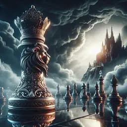 Деревянный пазл Магические шахматы, А5, Деревянная коробка 35 элементов