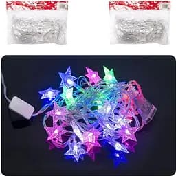 Гирлянда «Звезды» 20 шт. 4 м LED цветная D-21