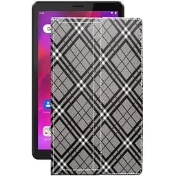 Чохол StatusCASE з екошкіри для планшету Lenovo Tab M8 (3rd Gen) Клітинки