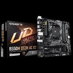 Материнська плата Gigabyte B550M DS3H AC R2 Socket AM4 (B550M DS3H AC R2) - мініатюра 4