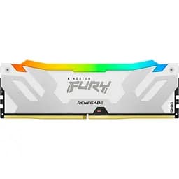Модуль пам'яті Kingston DDR5 24GB FURY Renegade Silver/White RGB 8400Mhz (KF584CU40RWA-24)