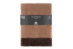 Плед Ardesto Leonardo Doubleface 140x200 см 100% шерсть коричнево-бежевый (ART0401LD)