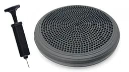 Балансувальна масажна подушка EasyFit 32 см Cushion-2 чорна з насосом