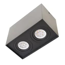 Підсвічування тубус Brille AL-727/2 GU10 BK IP20 MR16 26-848