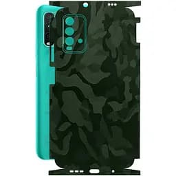 Захисна плівка StatusSKIN для Xiaomi Redmi 9T 2021 Корпус Вініл Камуфляж зелений