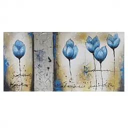 Картина. Сині квіти. Ручна робота QP9 Brille D5-008