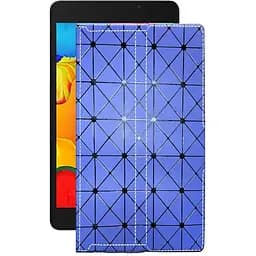 Чохол StatusCASE з екошкіри для планшету Alldocube iPlay 8T Синій ромб