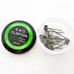 Комплект спіралей PREBUILT Clapton Coil 10 шт 0.4 Ом (bs063) - мініатюра 4