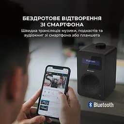 Радіоприймач Sharp DR-430 Black - мініатюра 6