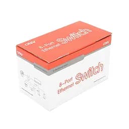 8ми портовий Gigabit Ethernet комутатор ONV-H3008ES в чорному корпусі, 8*1000Мб портів, 12В 1Ач, 132×55×23.9мм - мініатюра 4
