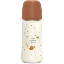 Пляшечка для годування Suavinex Wonderland 360 мл інтенсивний потік бежева (308758)
