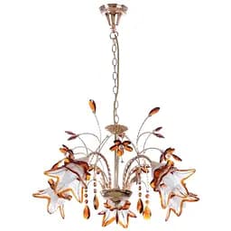 Люстра подвесная Brille флористика E14 60W G (KL-65S/5)