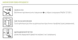 Шторка для ванни Radaway Nes Black PNJ 80 ліва 10011080-54-01L - мініатюра 3