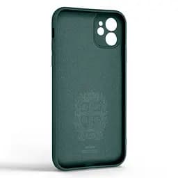 Силиконовый чехол для Apple iPhone 11, Icon Ring, зеленый, панель-накладка, с кольцом-подставкой на 360°, противоударный, возможность использования магнитных держателей, ArmorStandart (ARM68647) - мініатюра 2
