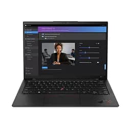 Ноутбук Lenovo ThinkPad X1 Carbon-G11 14' 2.8K OLED, Intel i7-1355U, 32GB, F1TB, UMA, LTE, Win11P, чорний (21HM0068RA) - мініатюра 2
