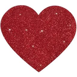Наклейки для сосков Cottelli Accessoires Titty Sticker Heart красный