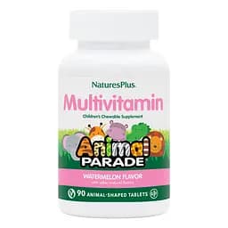 Вітаміни та мінерали Natures Plus Animal Parade Children's Multivitamin, 90 жувальних таблеток - Кавун