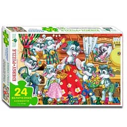 Пазлы Энергия плюс Волк и семеро козлят 24 элемента в коробке 82128