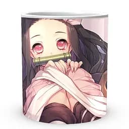Кухоль GeekLand Kimetsu no Yaiba Клинок, який знищує демонів Незуко KY 002.09 330 мл білий - мініатюра 2