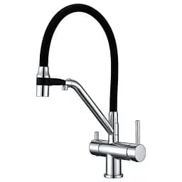 Смеситель для кухни на две воды Gappo G4398-80 хром