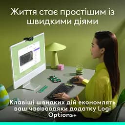 Клавіатура Logitech POP Icon Keys Bluetooth UA Graphite (920-013157) - мініатюра 6
