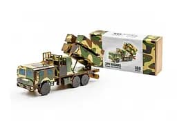 Дерев'яний 3D конструктор ЗРК NASAMS, Puzzleok (160-02397), 160 дет.