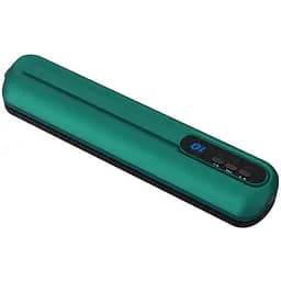 Професійний вакууматор для продуктів 90Вт Кухонний вакуумний пакувальник, Вакууматор для їжі, Вакуматор, Спаювач, Зелений + пакети для вакуумування харчові
