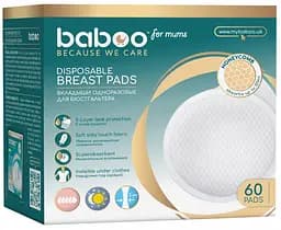 Вкладиші для бюстгальтера Baboo, 60 шт. (90402)