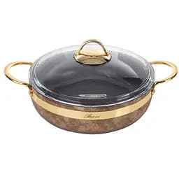 Сотейник антипригарна Brioni Tiger Eye Gold Ring, 26 см, 2,8 л (764-026)